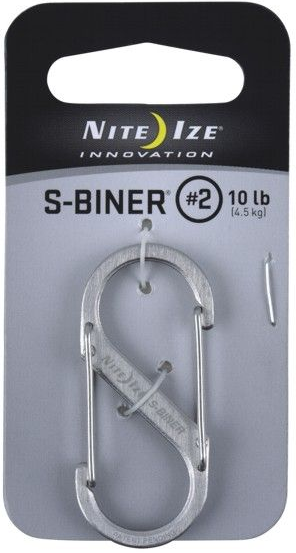 Nite Ize Dual Carabiner S-Biner #2 - Teltat, makuualustat ja riippumatot - 094664007437 - 1