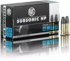 RWS Subsonic HP 22lr 2,6g 40gr - Pienoiskiväärin ja pistoolin patruunat - 4000294132667 - 1