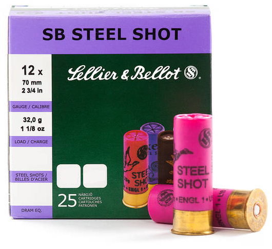 Sellier&Bellot 16/70 26g Steel Shot - Kaliiberi 16 - 8590690067717 - 1