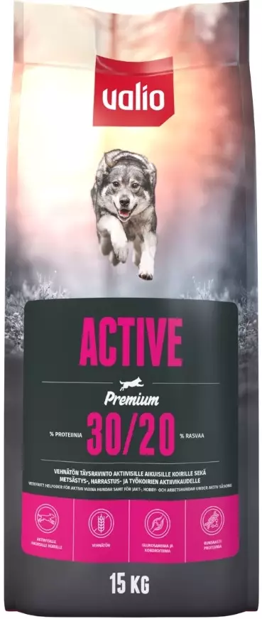 Valio Active 15kg 30/20 - Valio koiranruoka - 6438347000027 - 1