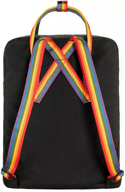 Fjällräven Kånken Rainbow-reppu, Black - Fjällräven Kånken - 7323450597948 - 2