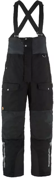 Fjällräven Polar Bib Trousers, Black - Fjällräven housut - 73921589738 - 1