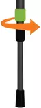 Primos Pole Cat V Monopod 63-157cm - Ampujan varusteet - 010135654818 - 2