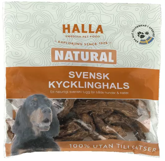 Halla Kuivattu Kanankaula 180g, n.12kpl - Koiranruoka ja herkut - 7350166730178 - 1