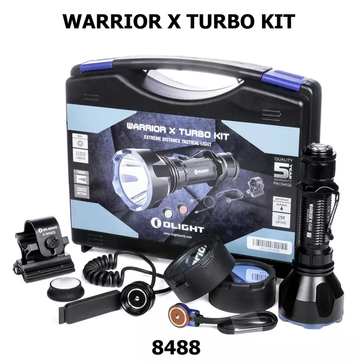Olight Warrior X Turbo Kit 1100 lm - Käsivalaisimet - 6972378121608 - 1