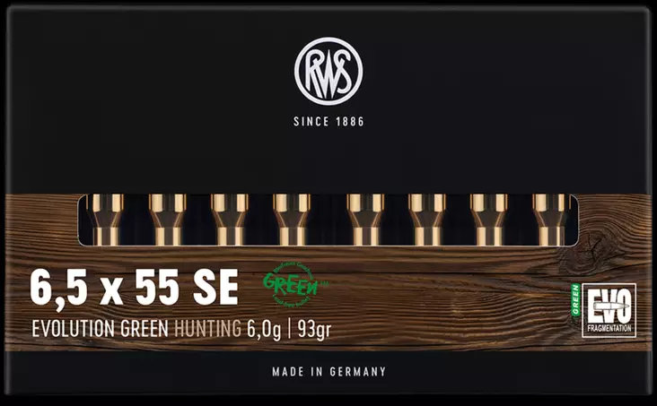 RWS 6,5x55 6,0g Evolution Green - RWS - 4000294014048 - 1