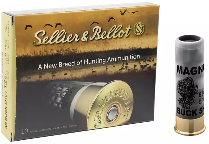 Sellier&Bellot 12/76 53g Buckshot Magnum - 12/76 Lyijy - 8590690211608 - 1