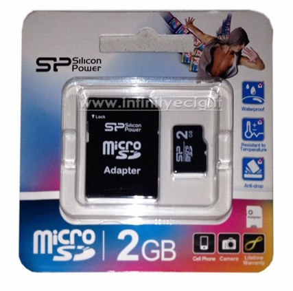 SiliconPower 2GB SD muistikortti - Matkapuhelintarvikkeet - 4710700396148 - 1