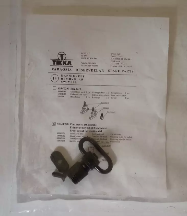 Tikka Etu Hihnalenkki - Asetarvikkeet - S594T298 - 1