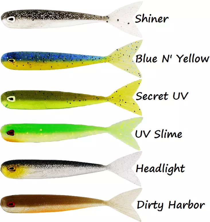 Westin Megateez V-Tail 5cm 1g, 4kpl - Jigit ja Shadit - P209-000-058 - 1