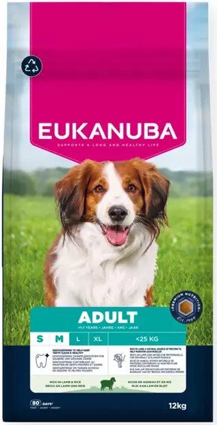 Eukanuba Small/Medium Lamb&Rice 12kg - Eukanuba koiranruoka - 8710255201979 - 1