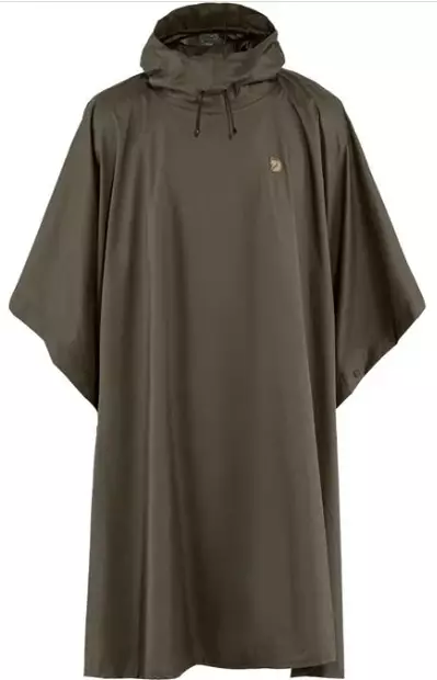Fjällräven Poncho Dark Olive, sadeviitta - Fjällräven takit - 7323450082239 - 1