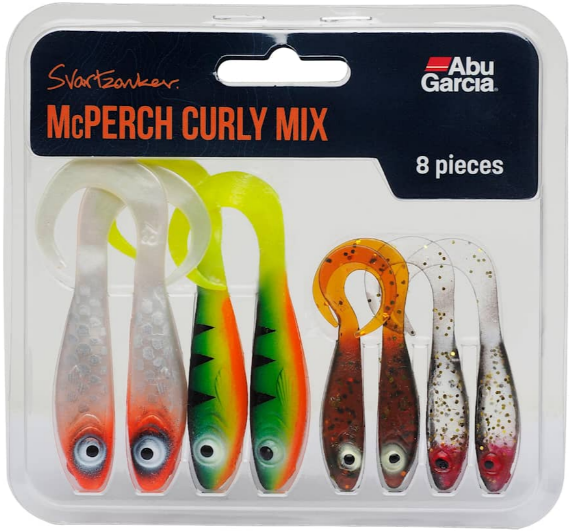 Abu Garcia Mcperch Curly Mix 8kpl - Jigit ja Shadit - 036282090439 - 1