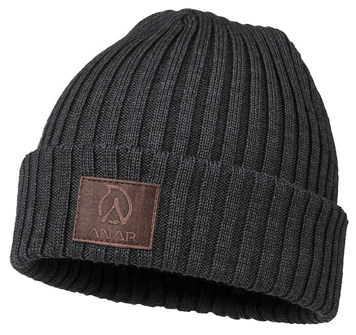 Anar Jussa, merinovilla pipo, Harmaa - Anar päähineet ja Käsineet - 6438014247489 - 1