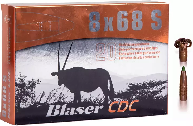 Blaser 8x68 S 11,0g Blaser CDC - Muut - 7393923318059 - 1