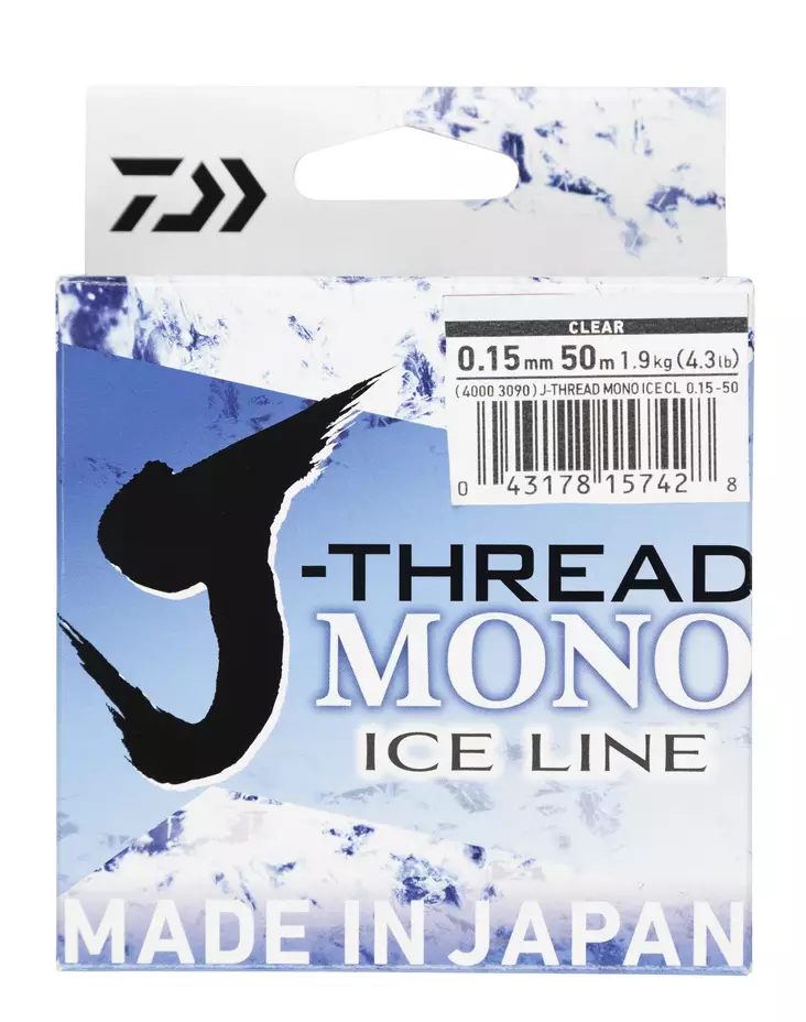 Daiwa J-Thread Mono Ice Line - Kalastus Siimat - 217419 - 1
