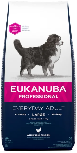 Eukanuba Everyday Adult Large 16,5kg - Eukanuba koiranruoka - 8710255154299 - 1