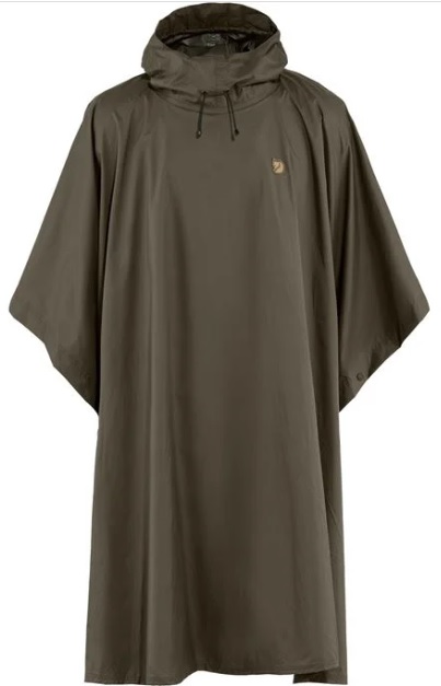 Fjällräven Poncho Dark Olive, sadeviitta - Fjällräven takit - 7323450082239 - 1