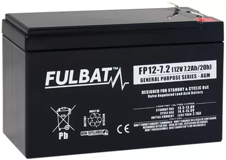 Fulbat akku 12V 7.2Ah - Riistakamerat - 3564095900289 - 1