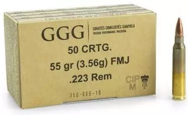 GGG .223 Rem 55gr 3,6g 50kpl - Muut - 4779032300209 - 1