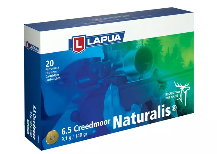 Lapua 6,5 Creedmoor Naturalis 9,1g - Lapua - 6418267103749 - 1