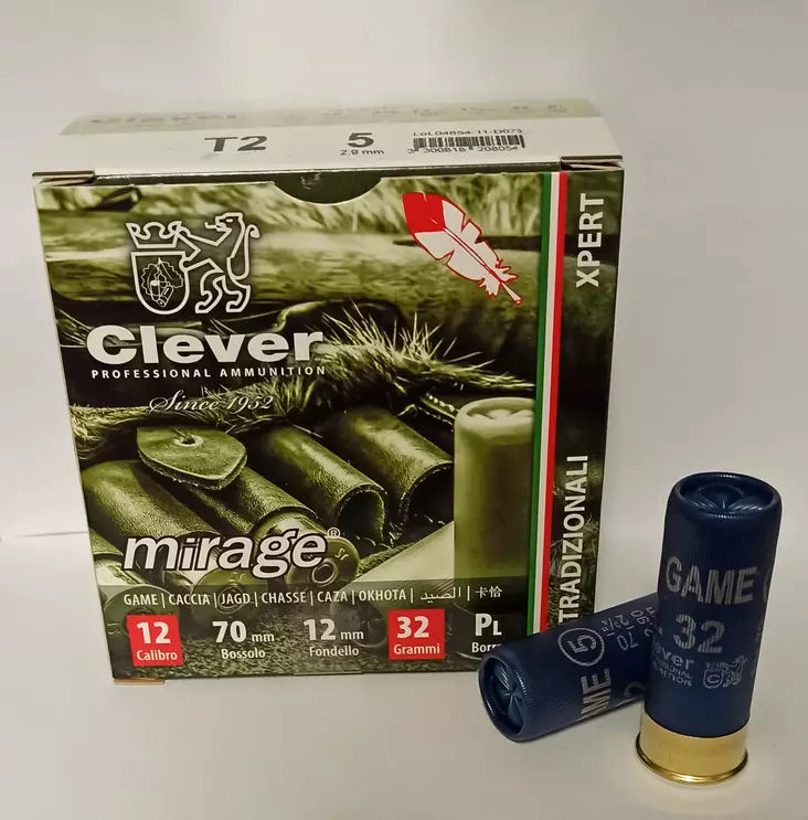 Mirage 12/70 32g T2 Xpert Game - 12/70 Lyijy - 0699900012949 - 1