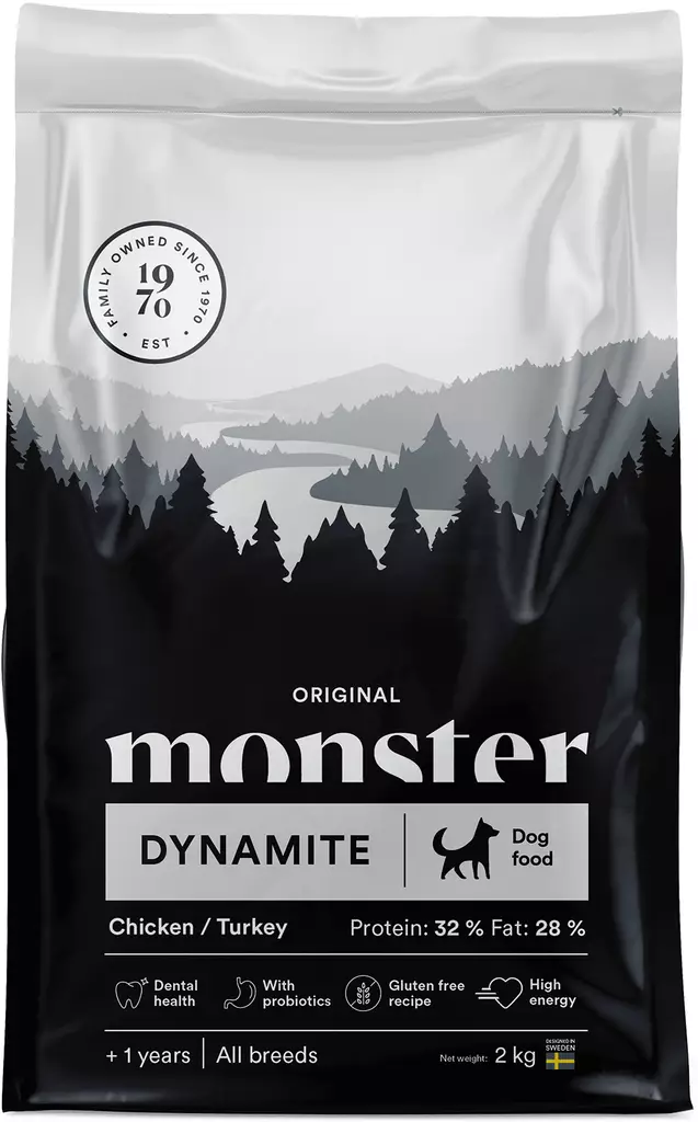 Monster Dog Adult Dynamite 17kg - Monster koiranruoka - 7350040124659 - 1
