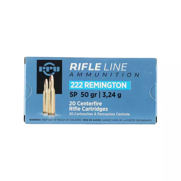 PPU .222 Rem FMJ 3,24g 50gr - Muut - 8605003812289 - 1