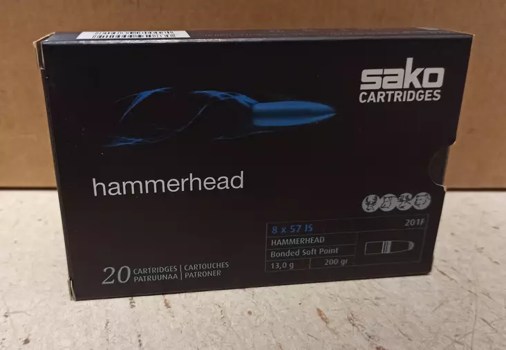 Sako 8x57 JS 13,0g Hammerhead - Sako - 6438053999219 - 1