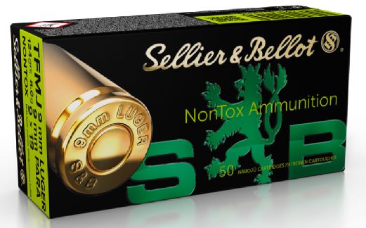 Sellier&Bellot 9mm Luger TFMJ 50Kpl - Pienoiskiväärin ja pistoolin patruunat - 8590690311569 - 1