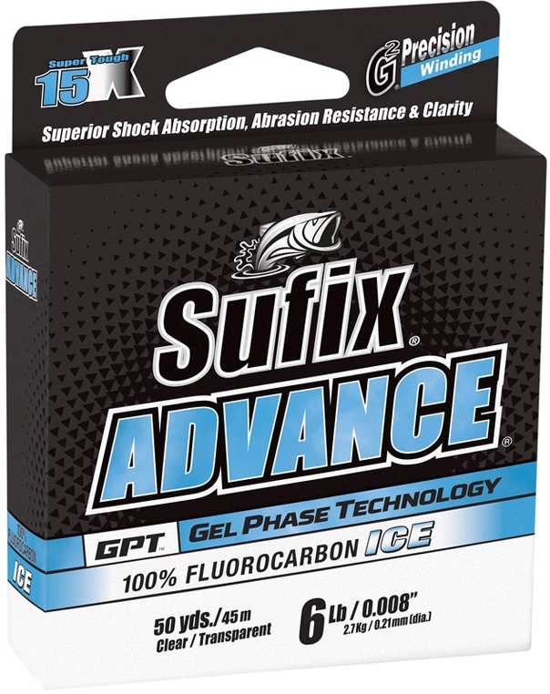 Sufix Advance Ice Fluorocarbon 50m - Kalastus Siimat - 024777735309 - 1