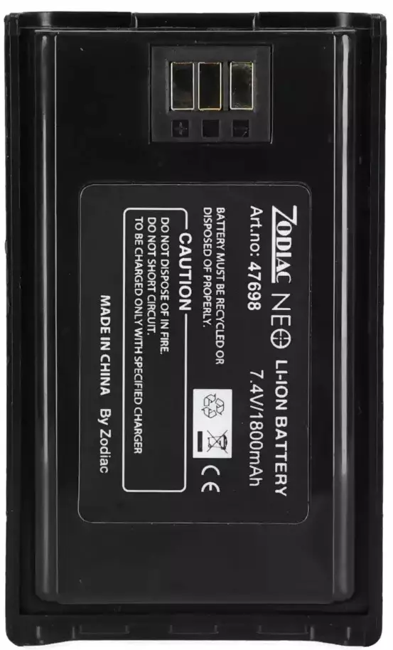 Zodiac Akku NEO musta 1800mAh - Zodiac Puhelimet ja tarvikkeet - 7036094769809 - 1