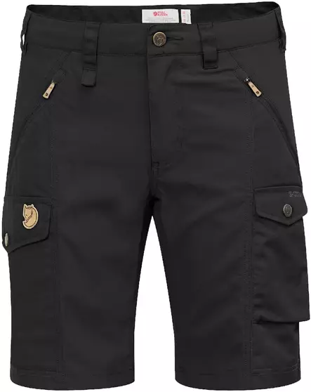 Fjällräven Nikka Shorts Curved W, Black - Fjällräven housut - 89731B - 1
