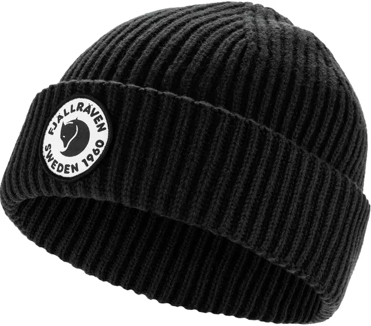 Fjällräven 1960 Lite Logo Pipo, Black - Fjällräven päähineet - F13100234B - 1
