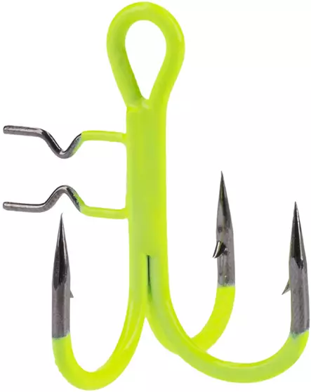 Mikado Jaws Vertical Treble Fluo 4kpl - Kalastus Koukut - HJA12F - 1