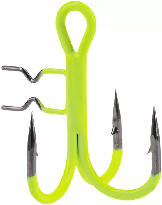 Mikado Jaws Vertical Treble Fluo 4kpl - Kalastus Koukut - HJA12F - 1