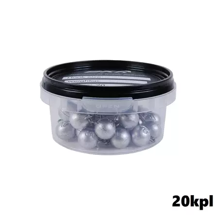 BKK Jig Head Round 12g, jigipää 20kpl - Jigitarvikkeet - BKK-R20-12G - 1