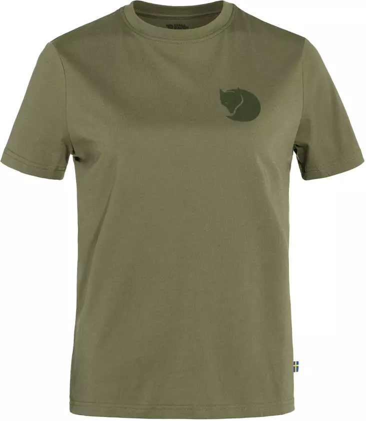 Fjällräven Fox Boxy Logo Tee W, Green - Fjällräven paidat - 87153G - 1