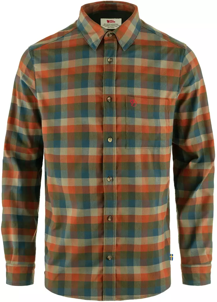 Fjällräven Lappland Stretch Flannel - Fjällräven paidat - F12600195LGAL - 1