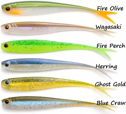 Kuore Feather 9cm jigi, 4kpl - Jigit ja Shadit - KFEA9CM - 1