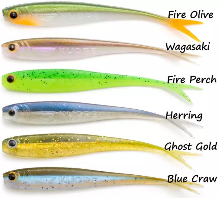 Kuore Feather 9cm jigi, 4kpl - Jigit ja Shadit - KFEA9CM - 1