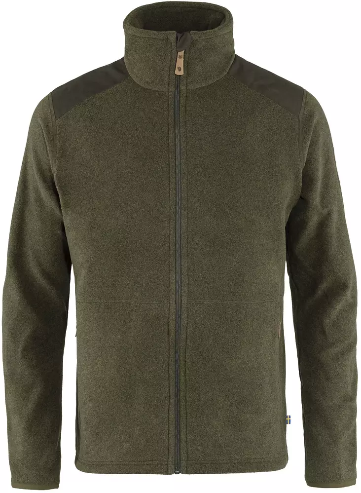 Fjällräven Sten Fleece M, Dark Olive - Fjällräven takit - F81765DO - 1