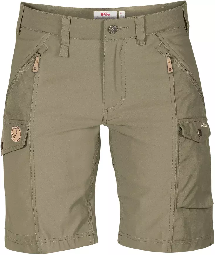 Fjällräven Nikka Shorts Curved W, Olive - Fjällräven housut - 89731LO - 1