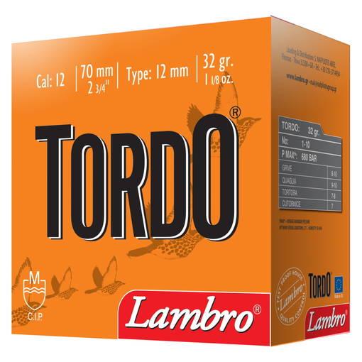 Lambro Tordo 12/70 32g - 12/70 Lyijy - 02latordo - 1