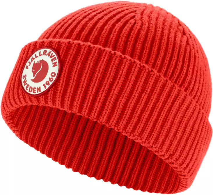 Fjällräven 1960 Lite Logo Pipo, True Red - Fjällräven päähineet - F13100234TR - 1